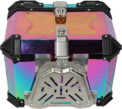 LGP Rainbow Large Capacity Aluminium Top Box 45 Ltrs (fits All Motorcycle) – Color Plating Premium Top Box-LGP11213 LGP