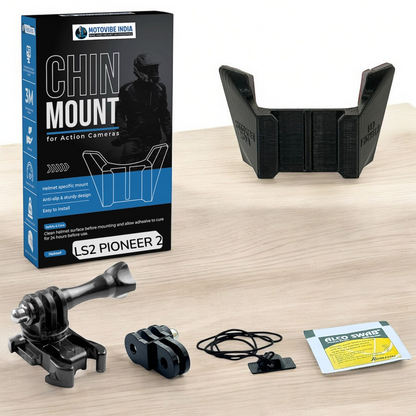 LS2 Pioneer 2 MX436 | Fast 2 MX437 Helmet Chin Mount by Motovibe (V1) Motovibe