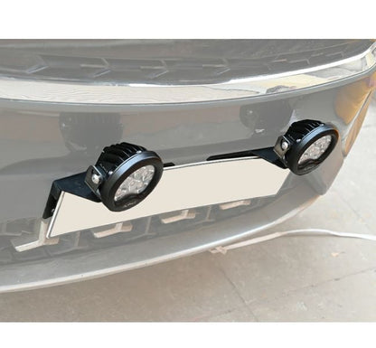 Maddog-4 wheeler Number Plate Clamp for 2 Lights Maddog