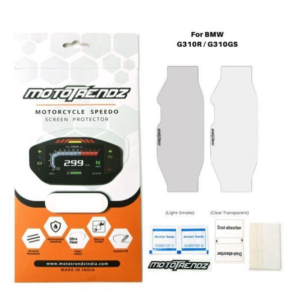 Mototrendz-Motorcycle Speedo Screen Protector For BMW G310R/G310GS Mototrendz