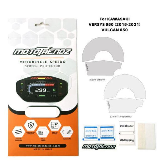 Mototrendz-Motorcycle Speedo Screen Protector For Kawasaki Versys 650 (2015-2021) / Vulcan 650 Mototrendz