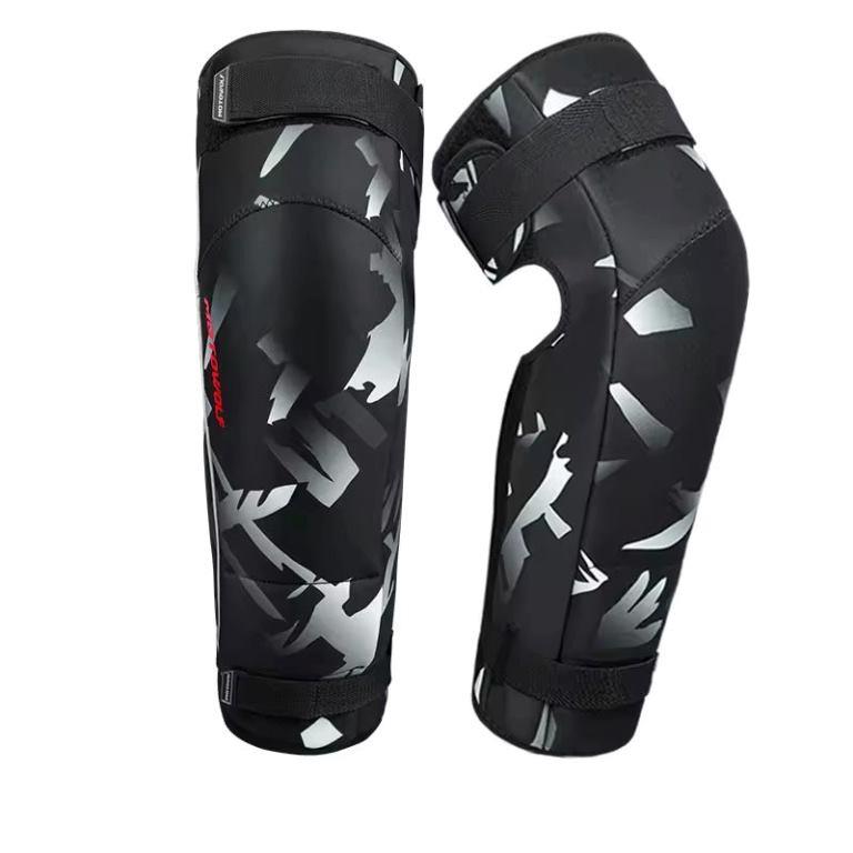Motowolf Breathable Sports Cushion Riders PU Knee Pads Padding Support Guard For Motorcycle (MDL 1026) Motowolf