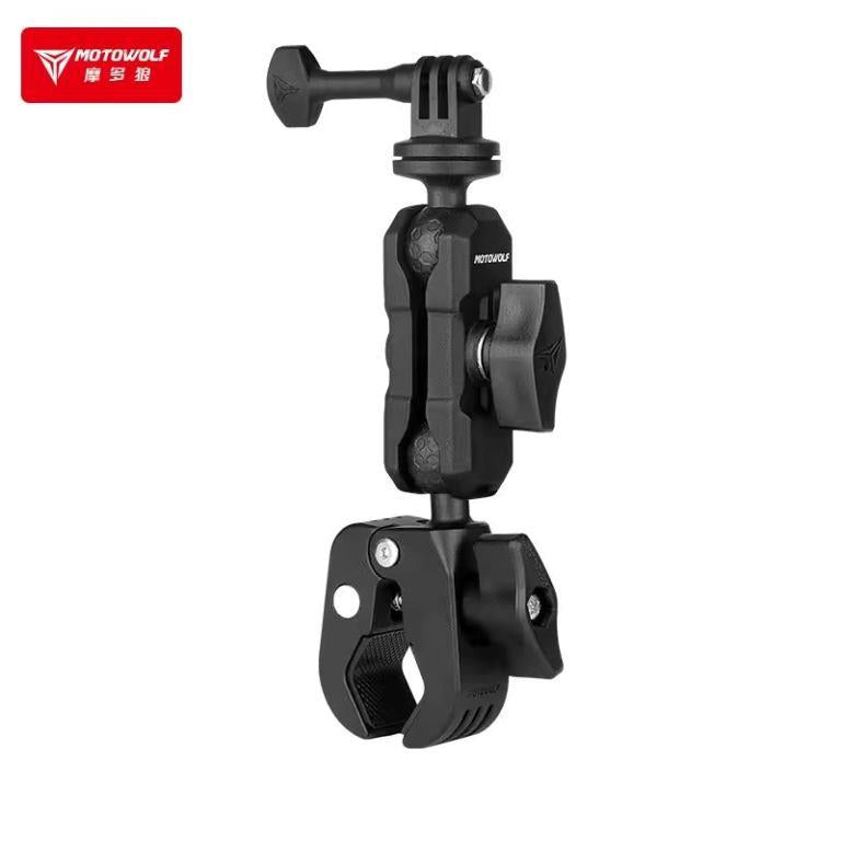 Motowolf Flexible clamp sports camera holder for Go-pro record camera bracket motorcycle cam holder (MDL 3532) (handlebar) Motowolf