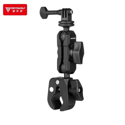 Motowolf Flexible clamp sports camera holder for Go-pro record camera bracket motorcycle cam holder (MDL 3532) (handlebar) Motowolf