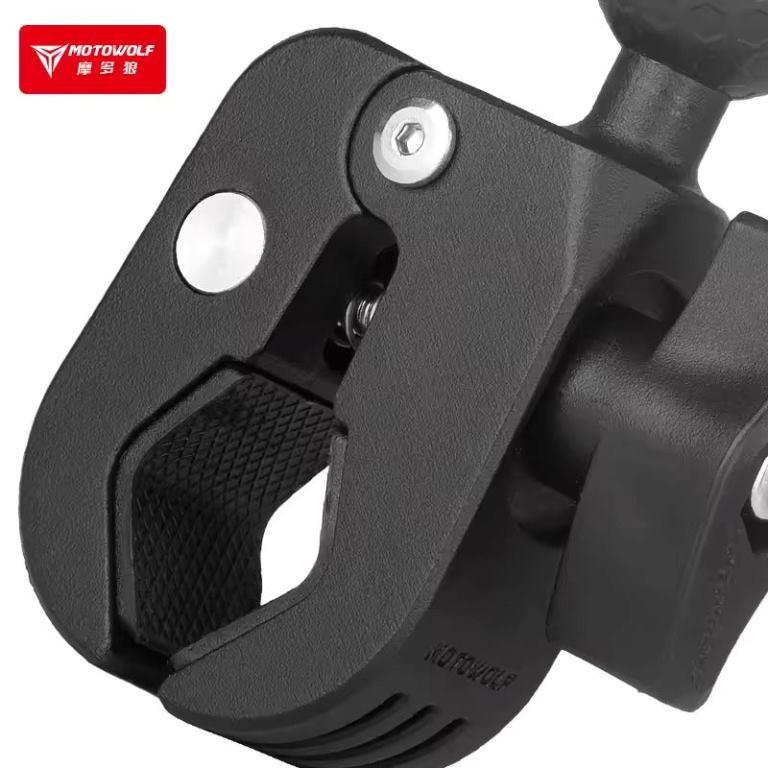 Motowolf Flexible clamp sports camera holder for Go-pro record camera bracket motorcycle cam holder (MDL 3532) (handlebar) Motowolf
