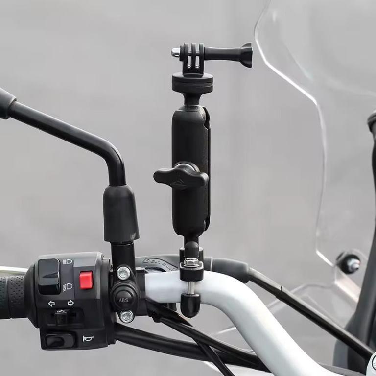 Motowolf Metal New CNC Motorbike Handlebar Extension Rack for Sports Camera Mount Bracket Sports Camera Holder (MDL 3519) Motowolf