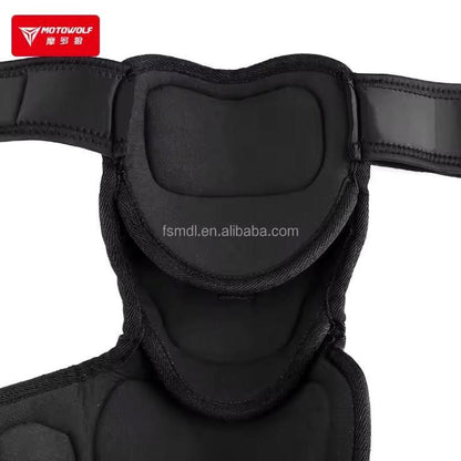 Motowolf Set Outdoor Sports Motorcycle Riding Keep Warm In Winter Four-piece Knee Pads And Elbow Pads (MDL 1029) Motowolf