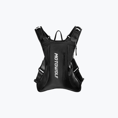 Motowolf MB7 Hydration Backpack with 2L Water Bladder - Black Motowolf