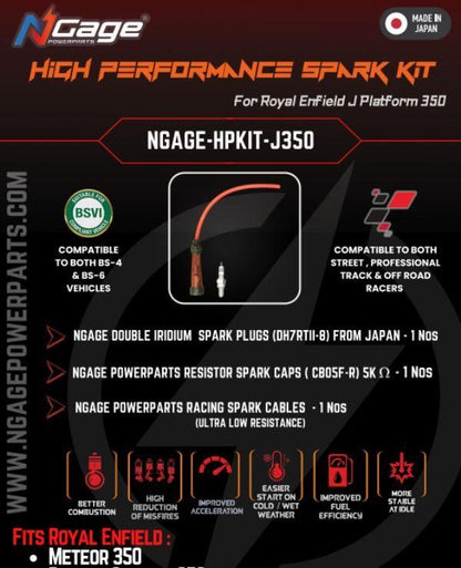 N-Gage Powerparts Spark Kit for Royal Enfield Himalayan 410 N-Gage Powerparts