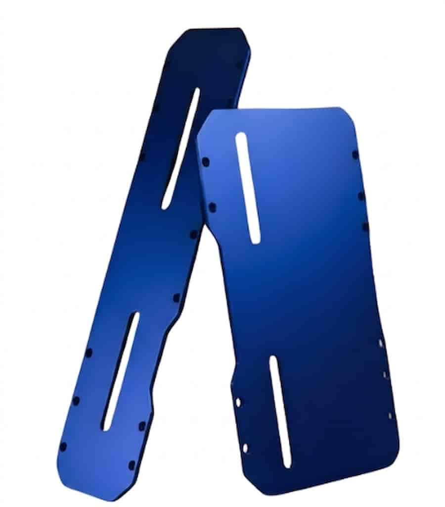 Premium Universal CNC Aluminum Motorcycle License Plate Holder / Frame - Anodized Finish (BLUE) Imported