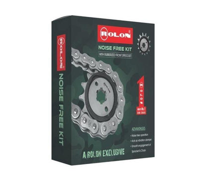 Rolon Orange Chain and Sprocket kit for PULSAR RS 200 – KIT HPORO 377NF Rolon Chain Sprockets