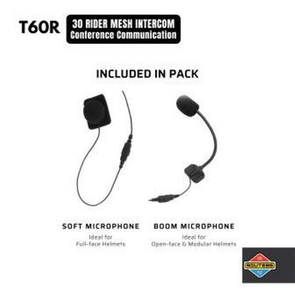 Route95-T60r Mesh Hd Universal Intercom For Helmet Route95