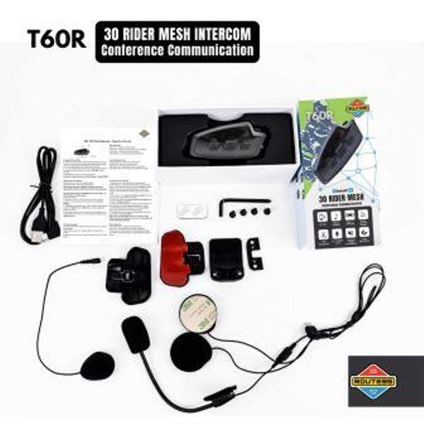 Route95-T60r Mesh Hd Universal Intercom For Helmet Route95