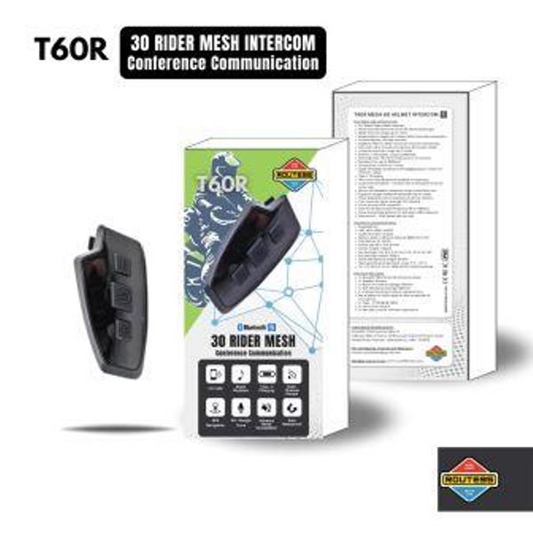 Route95-T60r Mesh Hd Universal Intercom For Helmet Route95