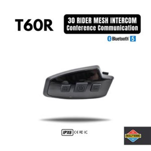Route95-T60r Mesh Hd Universal Intercom For Helmet Route95
