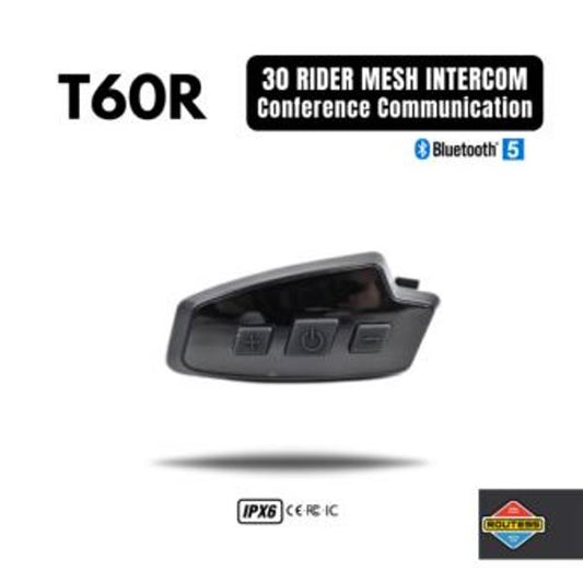 Route95-T60r Mesh Hd Universal Intercom For Helmet Route95