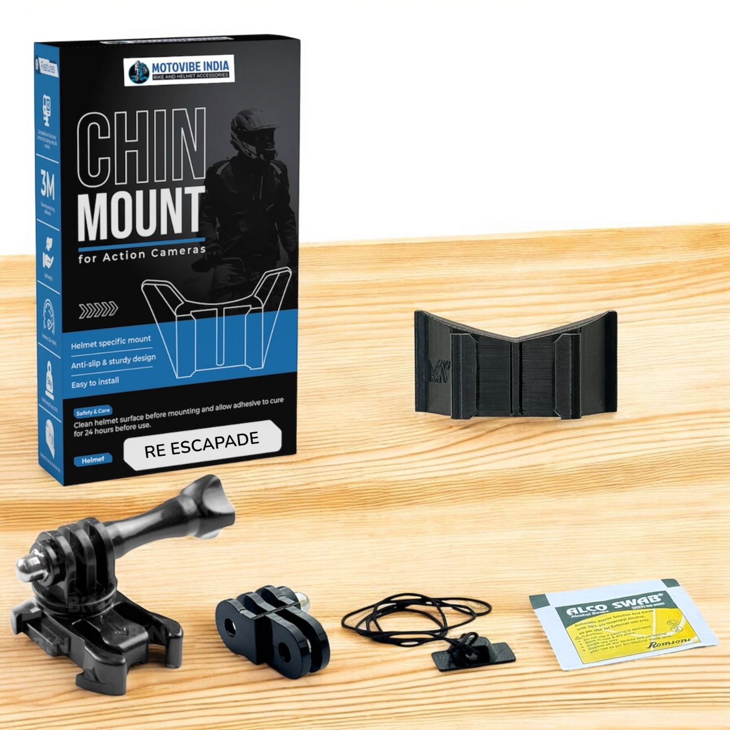 Royal Enfield Escapade Helmet Chin Mount by Motovibe Motovibe