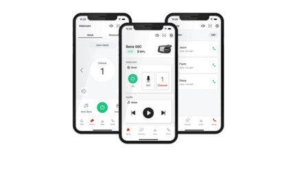 SENA 50C-01 Bluetooth Communication System with Harman Kardon Sena