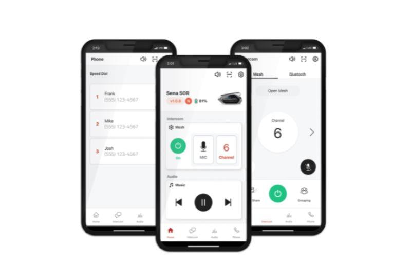 SENA 50R-02D Bluetooth Communication System Dual Pack with Harman Kardon Sena