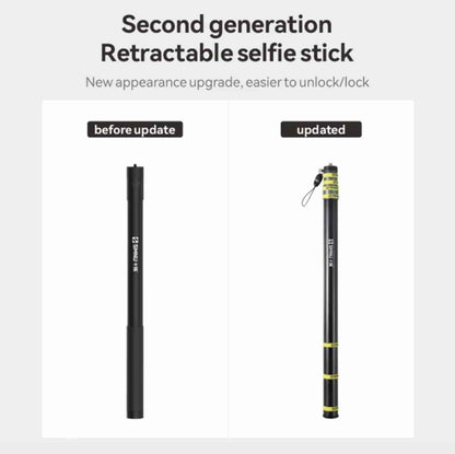 SMNU OEM Adjustable Strong Stability Bike Selfie Stick Long Selfie Stick Holder for Motorcycle (WITH ANTI THEFT LOCK) Imported