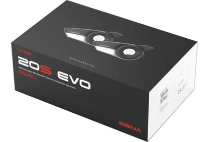 Sena 20S-EVO-11D Bluetooth Communication System Dual Pack with HD Speaker Sena