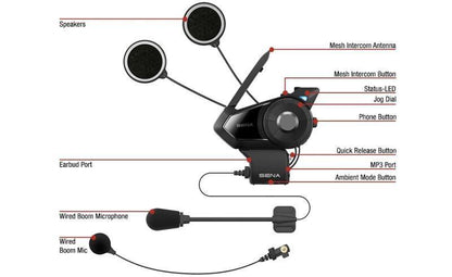 Sena 30K Bluetooth Headset with Mesh Intercom Sena