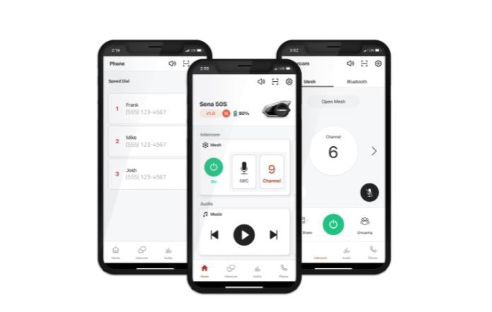 Sena 50S Bluetooth Communication System with Harman Kardon Sena