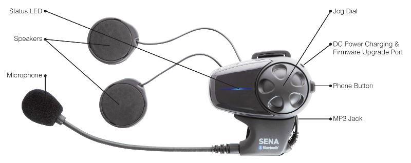 Sena SMH10 Bluetooth Stereo Headset and Intercom Sena