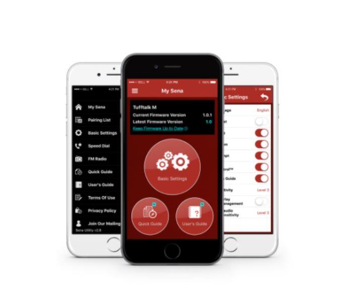 Sena TUFFTALK-M Bluetooth Communication System Sena