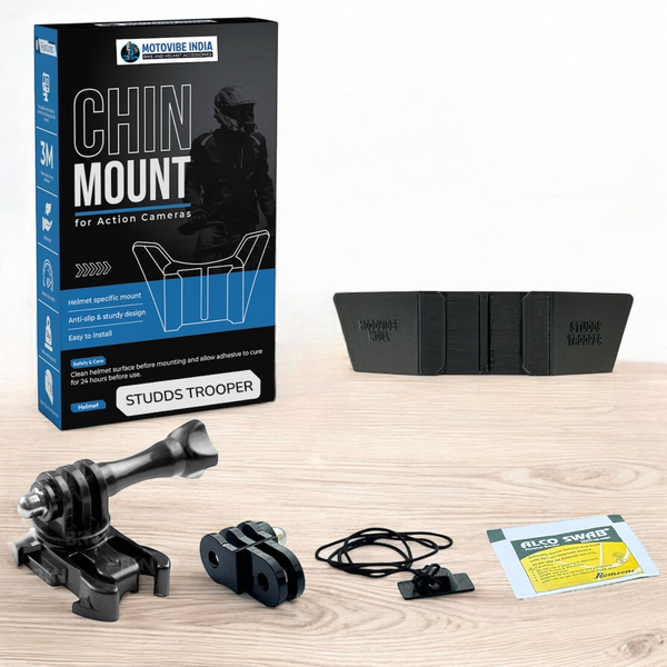 Studds Trooper Helmet Chin Mount by Motovibe Motovibe