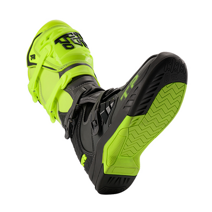 Tiger Racing-MTR T2 Motocross Offroad Boots (Black Green) Tiger Racing