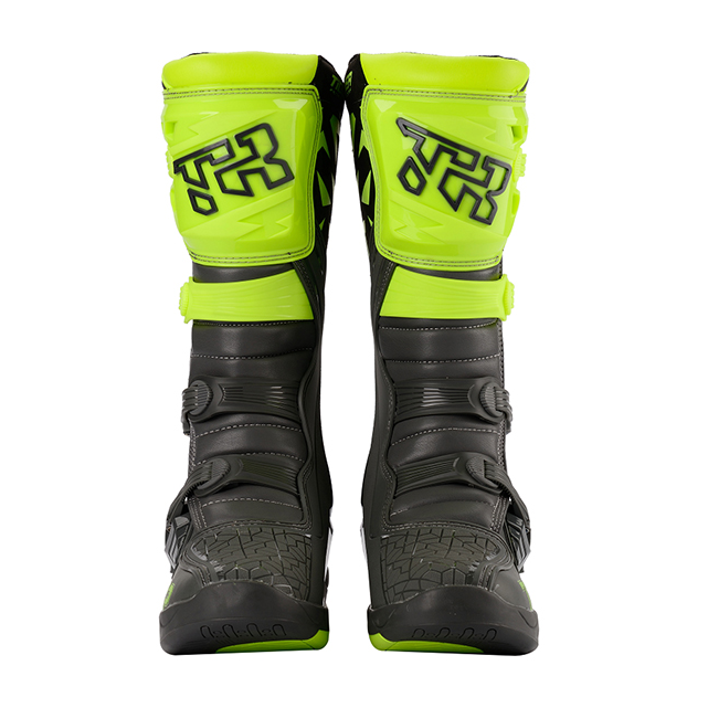 Tiger Racing-MTR T2 Motocross Offroad Boots (Black Green) Tiger Racing