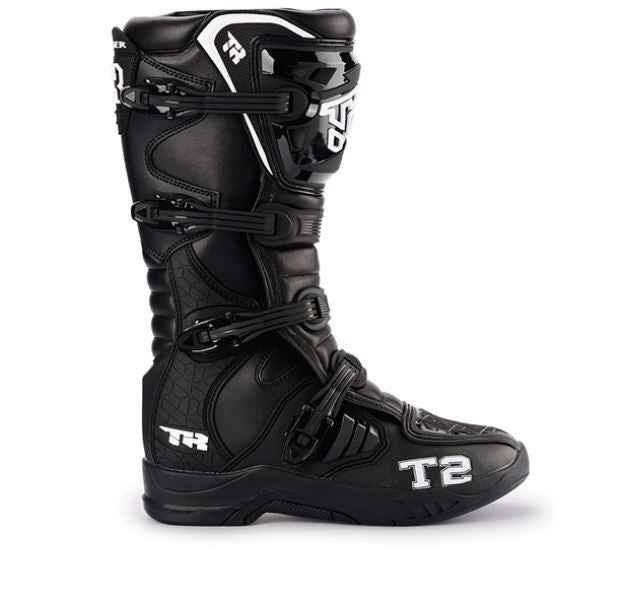 Tiger Racing-MTR T2 Motocross Offroad Boots (Black) Tiger Racing
