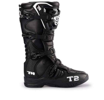 Tiger Racing-MTR T2 Motocross Offroad Boots (Black) Tiger Racing