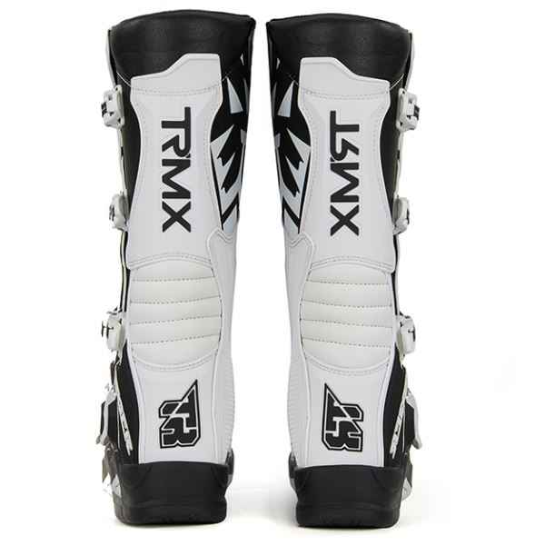 Tiger Racing-MTR T3 Motocross Boots White Black Tiger Racing