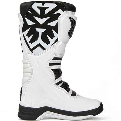 Tiger Racing-MTR T3 Motocross Boots White Black Tiger Racing