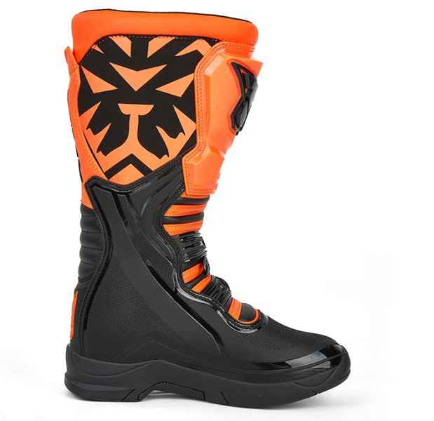 Tiger Racing-MTR T3 Motocross Boots (Black Orange) Tiger Racing