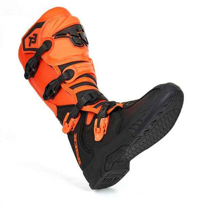 Tiger Racing-MTR T3 Motocross Boots (Black Orange) Tiger Racing