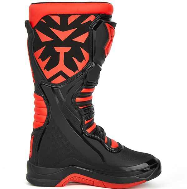 Tiger Racing-MTR T3 Motocross Boots (Black Red) Tiger Racing