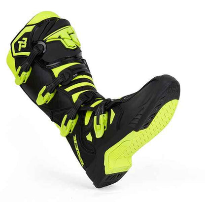 Tiger Racing-MTR T3 Offroad MX Boots (Black Neon Green) Tiger Racing