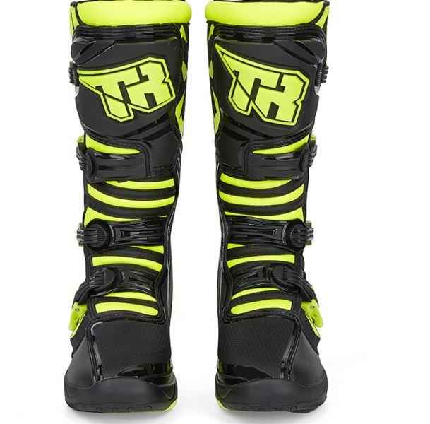 Tiger Racing-MTR T3 Offroad MX Boots (Black Neon Green) Tiger Racing