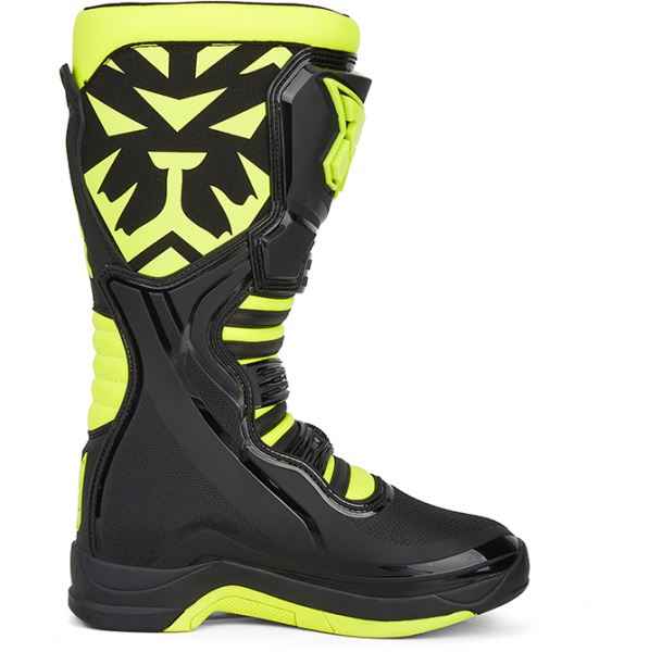 Tiger Racing-MTR T3 Offroad MX Boots (Black Neon Green) Tiger Racing