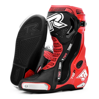 Tiger Racing X2 Racing Boots - Black/Red Tiger Racing