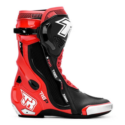 Tiger Racing X2 Racing Boots - Black/Red Tiger Racing