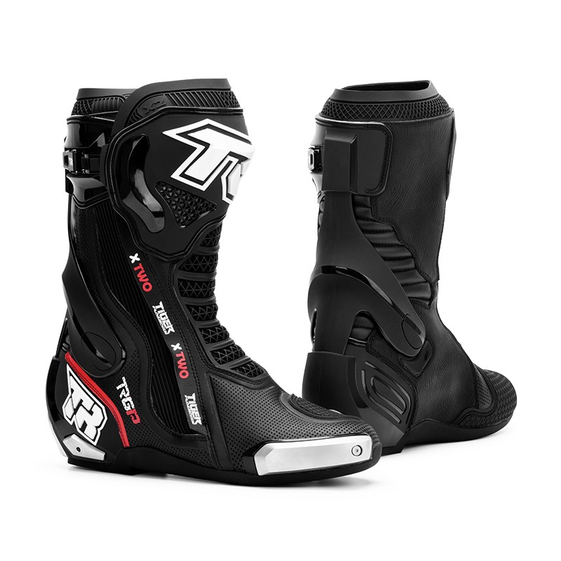 Tiger Racing X2 Racing Boots - Black Tiger Racing