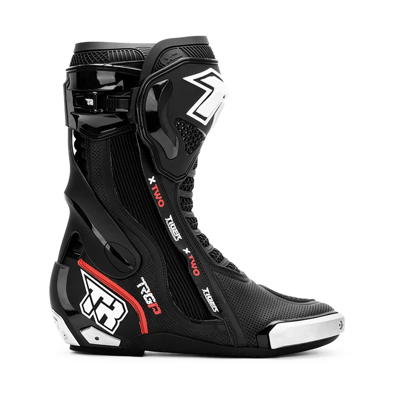 Tiger Racing X2 Racing Boots - Black Tiger Racing