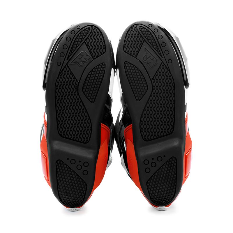 Tiger Racing X One Pro Boots - Red White Tiger Racing