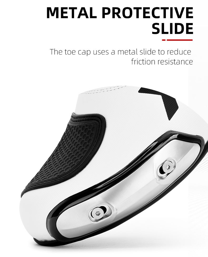Tiger Racing X One Pro Boots - White Black Tiger Racing