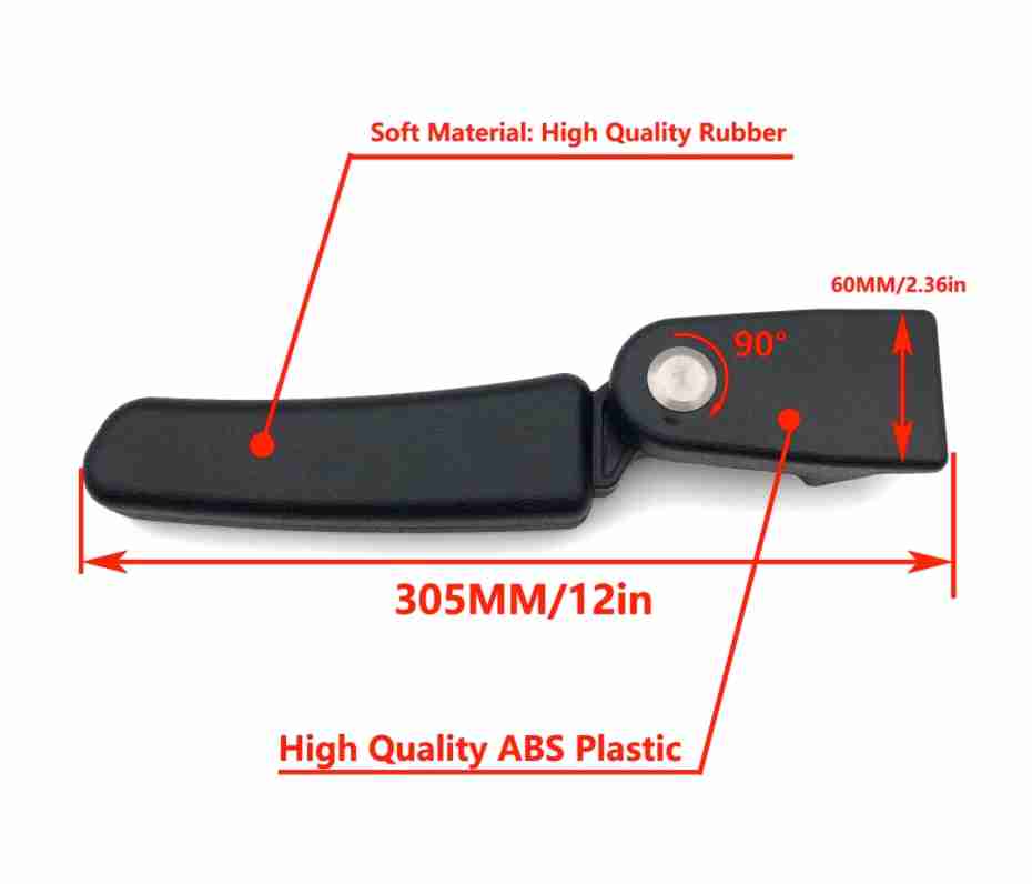 Passenger Armrest for Aluminium Top Box Imported