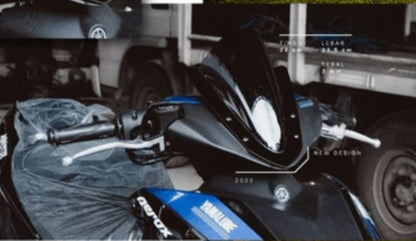 Yamaha Aerox 155 Windshield Bubble Visor-Smoke Imported
